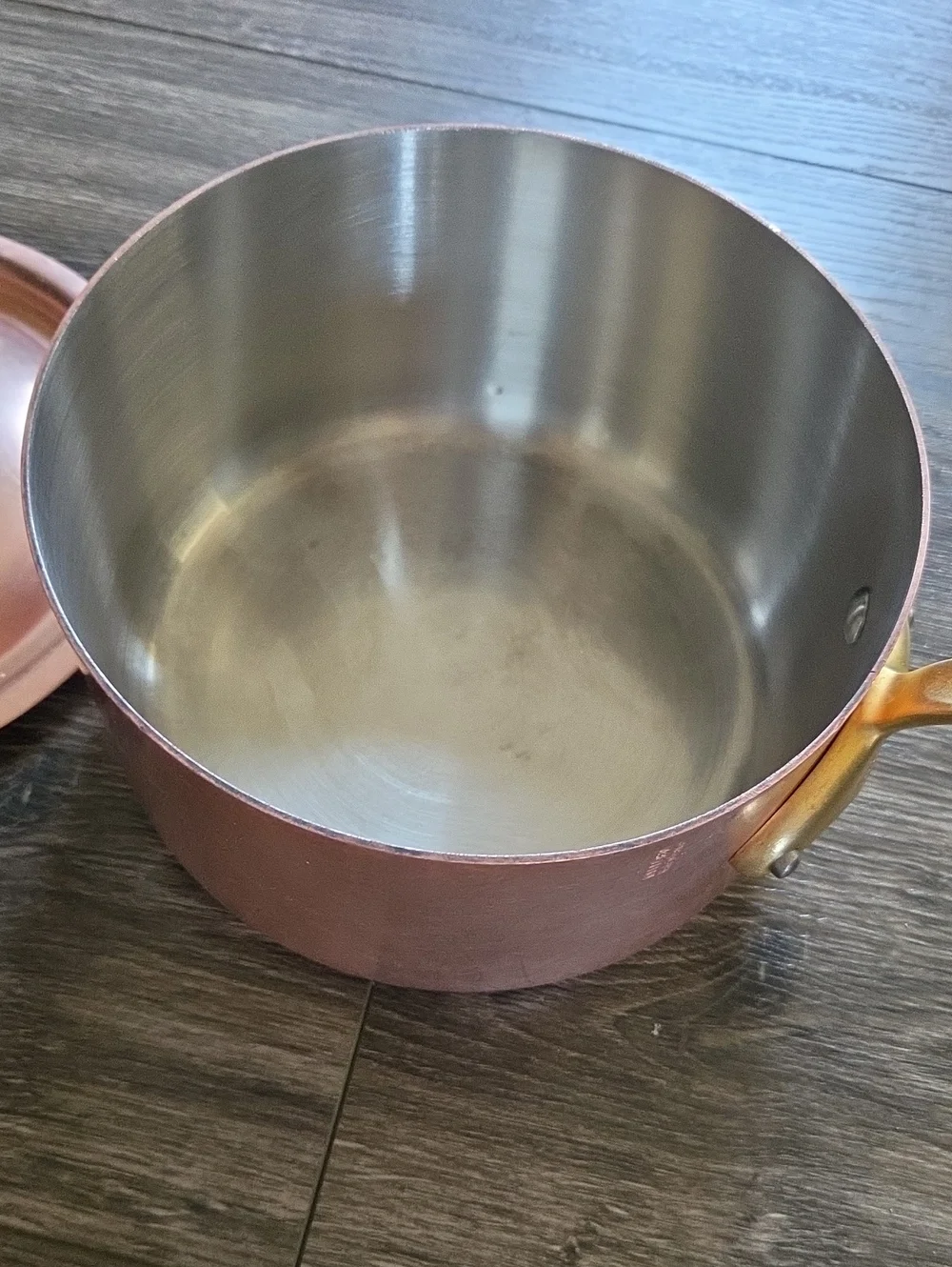Mauviel Copper Saucepan
